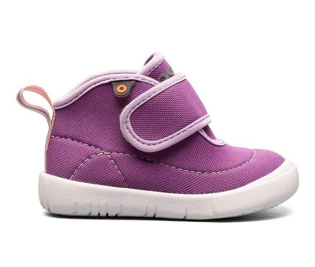 Girls' Bogs Footwear Toddler Baby Kicker Mid Water Resistant Shoes in Violet color