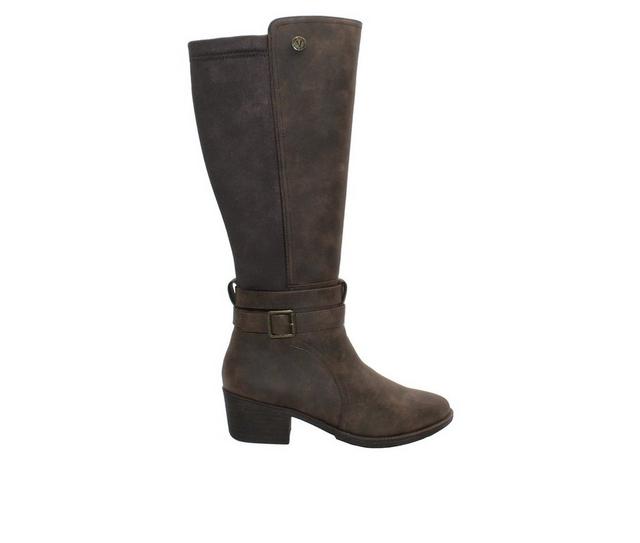 Women's Volatile Filmore Knee High Boots in Brown color