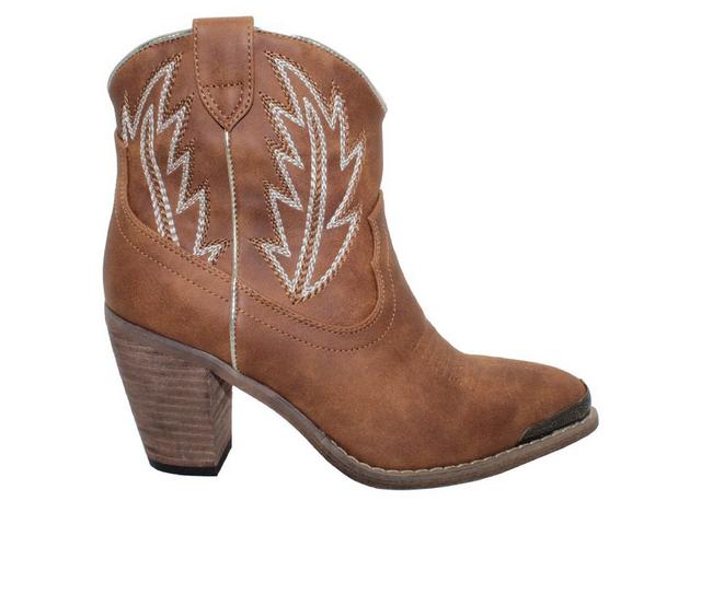 Women's Very Volatile Taylor Western Boots in Tan color
