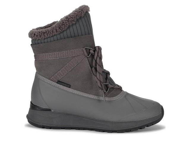 Women's Baretraps Bandie WP Cold Weather Boot Winter Boots in Dark Grey color