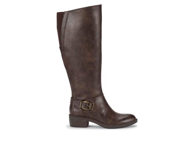 Women's Baretraps Sasson Tall Shaft Riding Boots in Dark Brown color