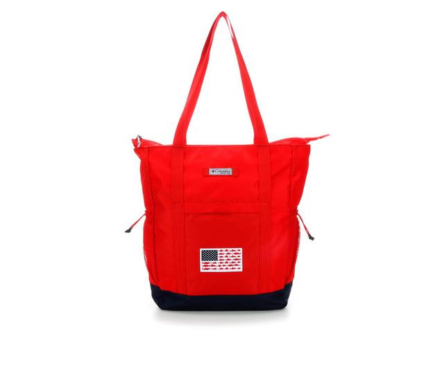 Columbia PFG Terminal Tote in Red Spark color