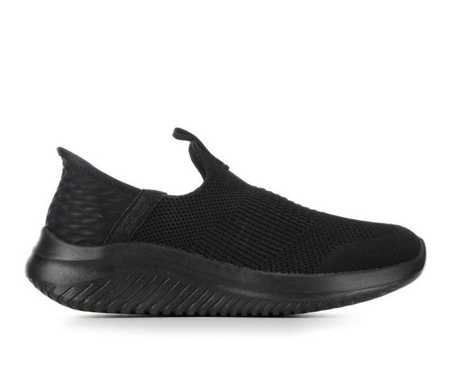 Boys' Skechers Little Kid & Big Kid Ultra Flex 3.0 Slip-Ins Sneakers in Black/Black color
