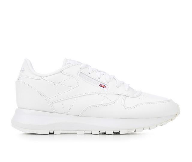 Women's Reebok Classic Vegan Leather SP Sneakers in White/Mono color