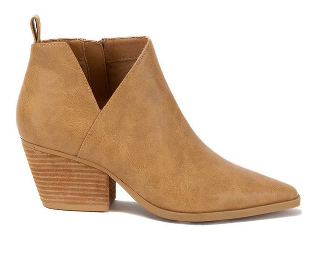 Women's Yellow Box Capriana Booties in Sand color