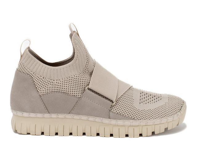 Women's Yellow Box Jacee Sporty Fashion Sneaker in Light Taupe color