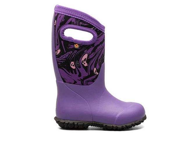 Kids' Bogs Footwear Little Kid & Big Kid York Spooky Rain Boots in Violet Multi color