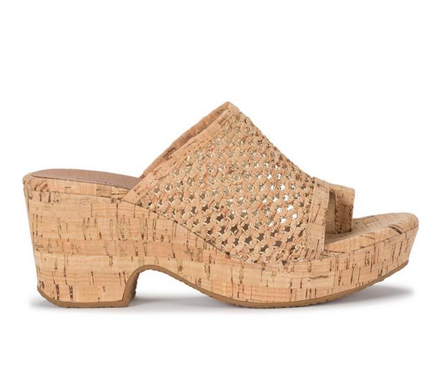 Women's Baretraps Bethie Wedge Sandals in Cork color