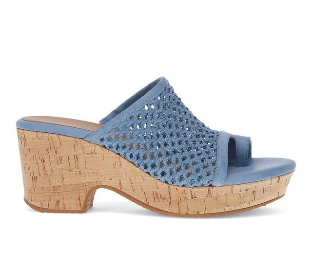 Women's Baretraps Bethie Wedge Sandals in Island Blue color