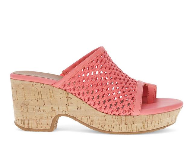 Women's Baretraps Bethie Wedge Sandals in Coral Cove color