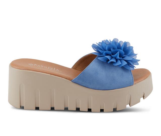 Women's Patrizia Mumsie Wedge Platform Sandals in Light Blue color