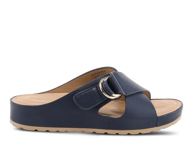 Women's Patrizia Rutha Wedge Sandals in Navy color