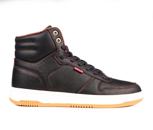 Men's Levis Drive Hi Sneakers in Black color