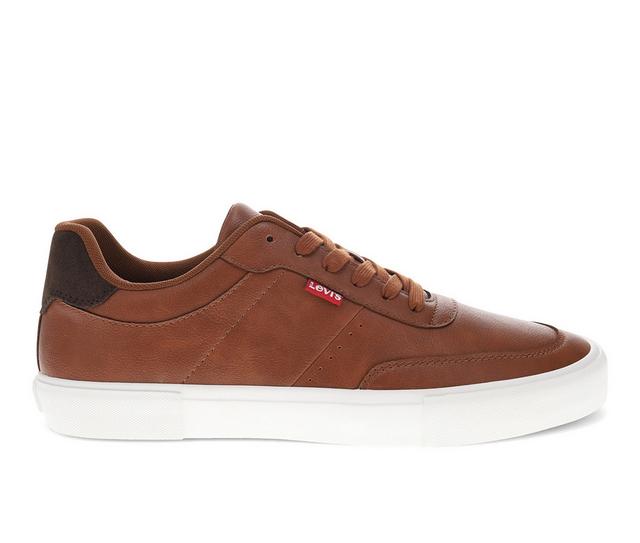 Men's Levis Munro Sneakers in Tan/Brown color