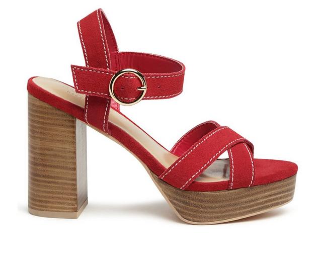 Women's Rag & Co Choupette Dress Sandals in Red color