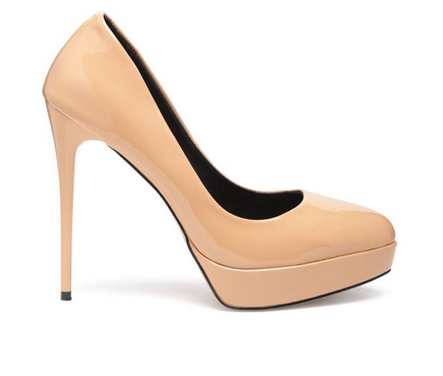 Women's Rag & Co Faustine Pumps in Latte color