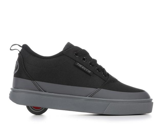 Boys' Heelys Pro 20 Half Fld Sneakers in Black/Charcoal color