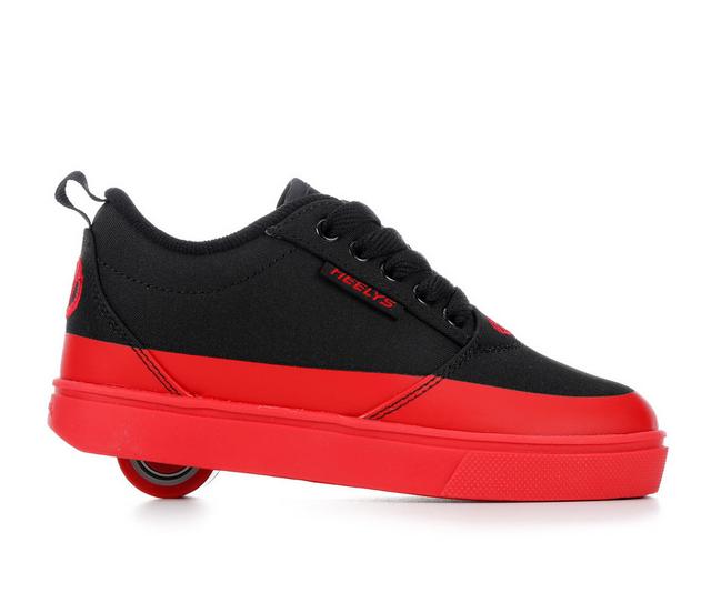 Boys' Heelys Pro 20 Half Fld Sneakers in Black/Red color
