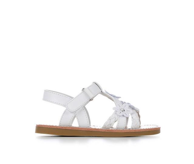 Girls' Rachel Shoes Toddler & Little Kid Lil Amalfi Sandals in White color