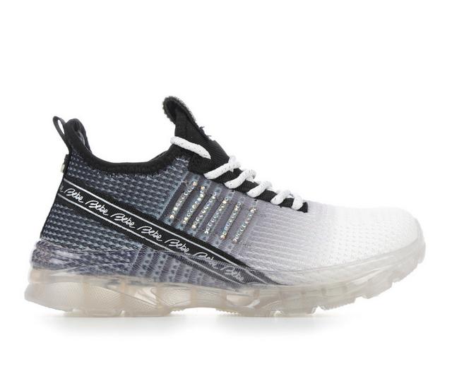 Girls' Bebe Little Kid & Big Kid Lenora Sneakers in Black/White color