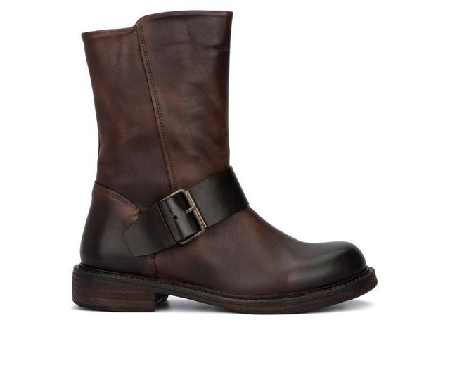 Women's Vintage Foundry Co Anya Booties in Brown color