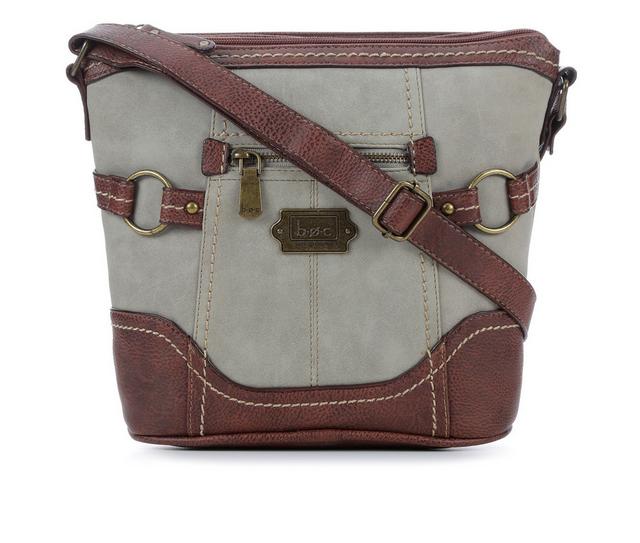 BOC Porterville Crossbody Handbag in Dove/Chocolate color