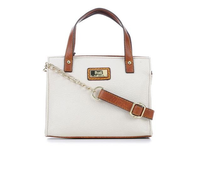 BOC Oakfield Midi Tote Handbag in Bone/Saddle color