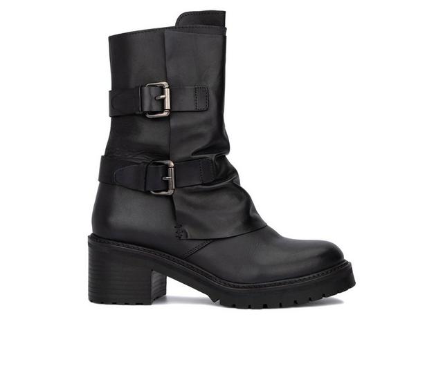 Women's Vintage Foundry Co Margot Heeled Booties in Black color