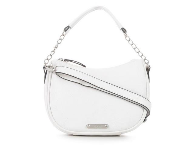 BOC Monterey Midi Hobo Crossbody Handbag in White color