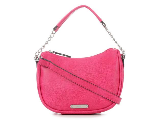 BOC Monterey Midi Hobo Crossbody Handbag in Fuchsia color