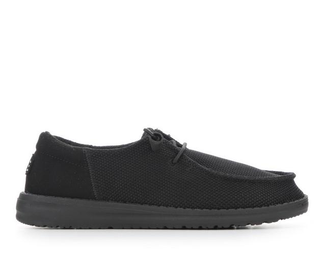 Women's HEYDUDE Wendy Funk Mono Casual Shoes in Black color