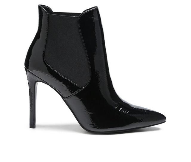 Women's Rag & Co Molina Stiletto Chelsea Booties in Black color
