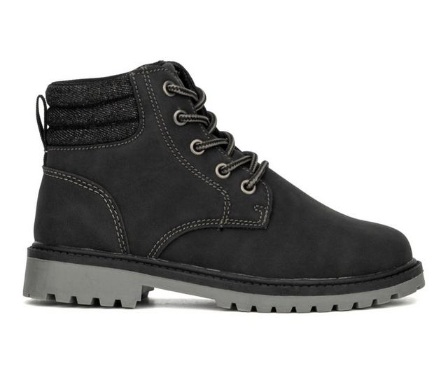 Boys' Xray Footwear Little Kid Sailor Boots in Black color