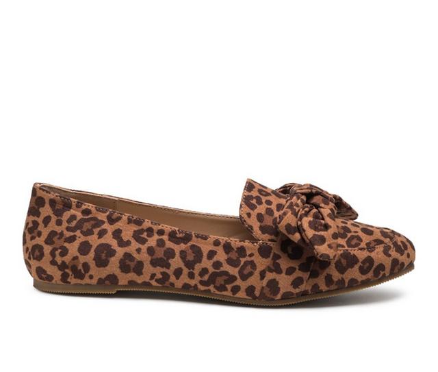 Women's London Rag Pecan Pie Flats in Leopard color