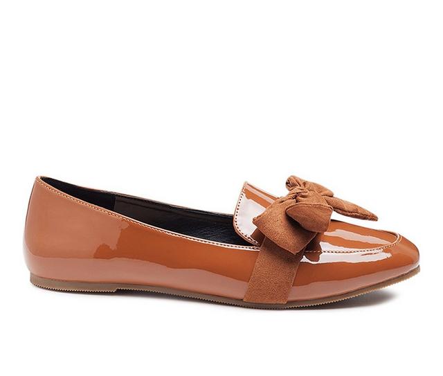 Women's London Rag Pecan Pie Flats in Tan color