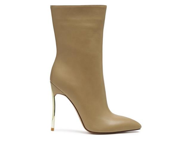 Women's London Rag Klayton Stiletto Booties in Taupe color