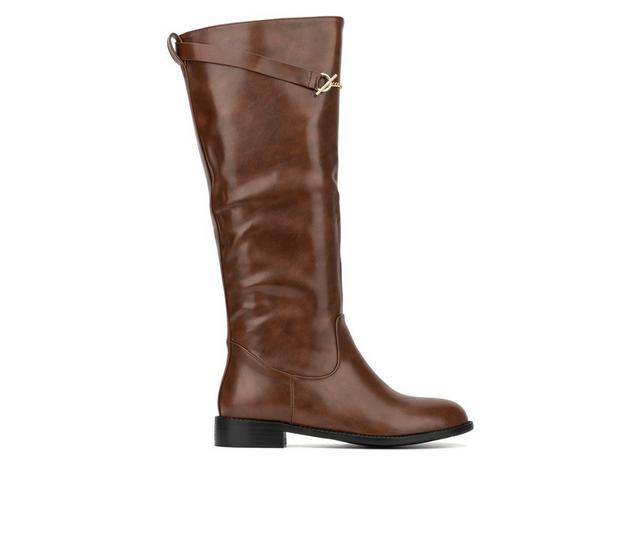 Women's Torgeis Serafina Knee High Boots in Brown color