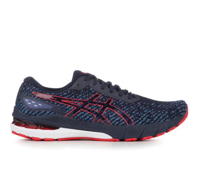 Men's ASICS Gel Glyde 4 Running Shoes in Navy/Red color