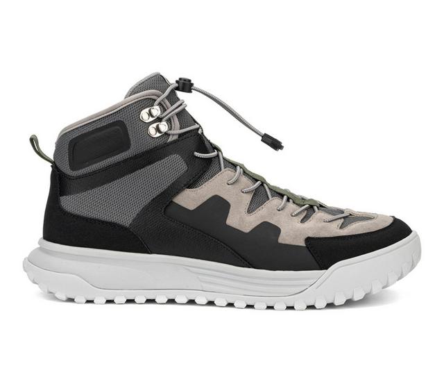 Men's Hybrid Green Label Squill High Top Dress Sneakers in Grey color