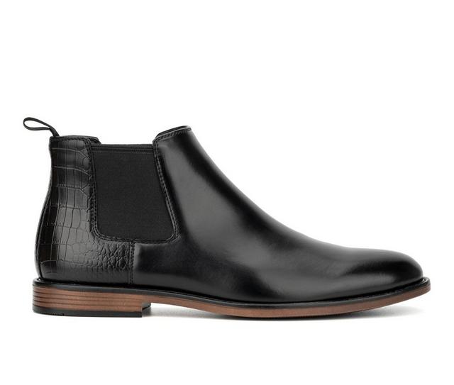 Men's New York and Company Enzo Chelsea Dress Boots in Black color