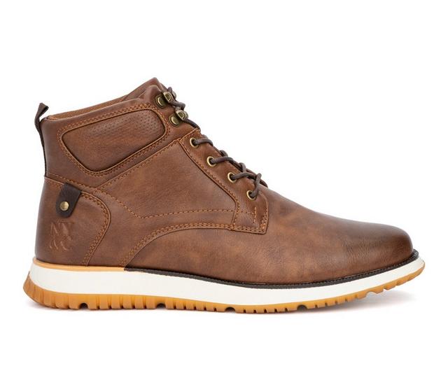 Men's New York and Company Gideon Lace Up Boots in Brown color