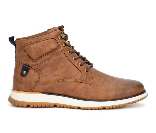 Men's New York and Company Gideon Lace Up Boots in Tan color