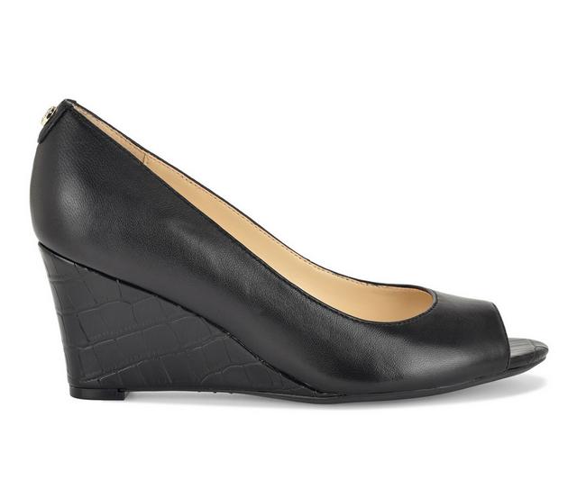 Women's Nine West Cape 9x9 Wedges in Black color