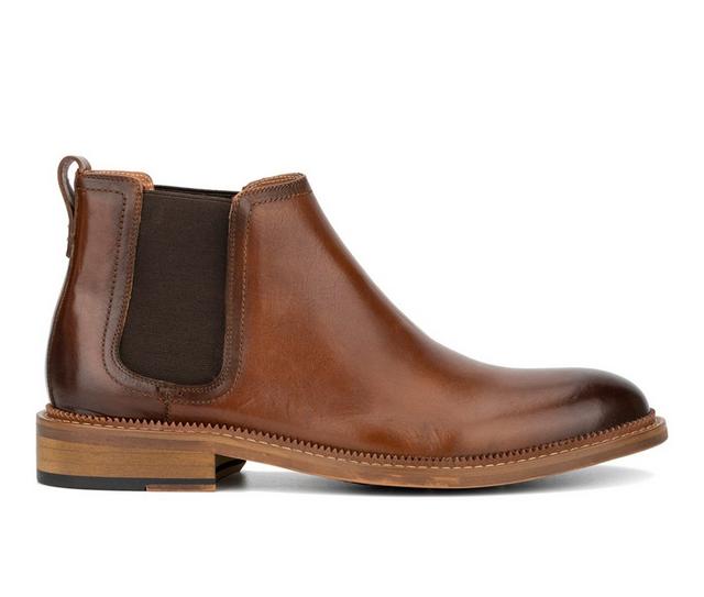 Men's Vintage Foundry Co Martin Chelsea Dress Boots in Cognac color