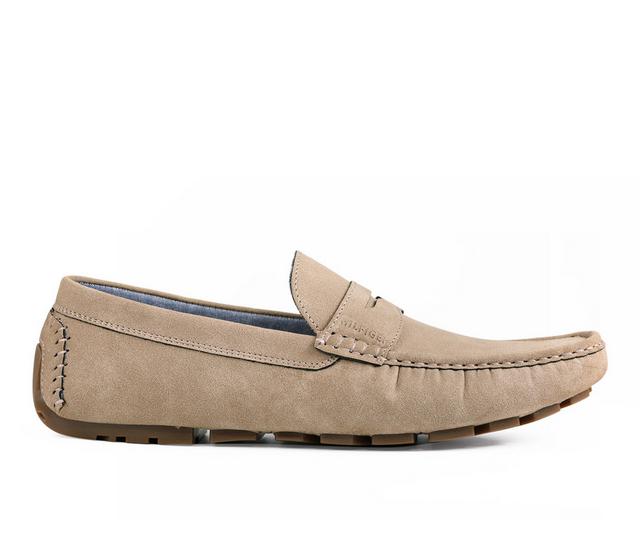 Men's Tommy Hilfiger Amile Loafers in Taupe color