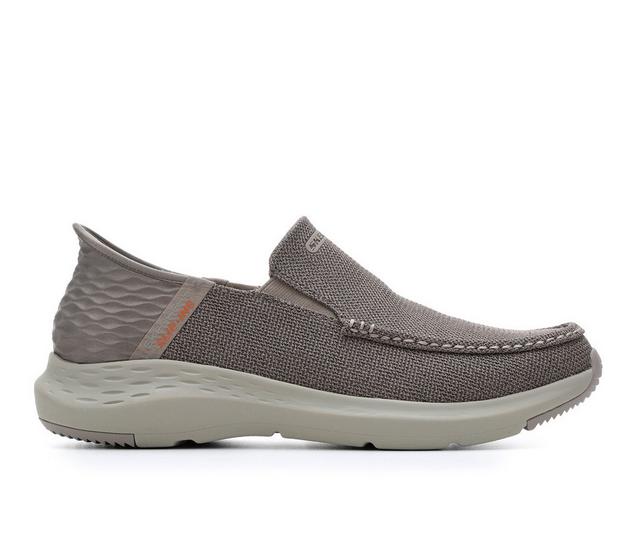 Men's Skechers 204804 Ralven Slip-Ins Casual Loafers in Taupe color