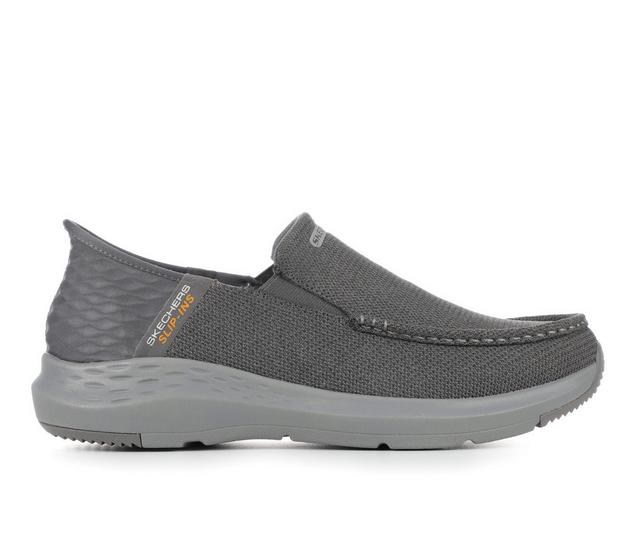 Men's Skechers 204804 Ralven Slip-Ins Casual Loafers in Grey color