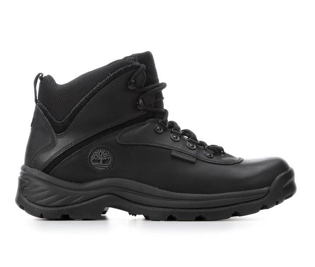 Men's Timberland White Ledge Waterproof Hiking Boots in Black color