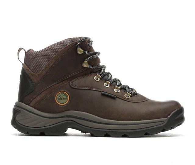 Men's Timberland White Ledge Waterproof Hiking Boots in Brown color
