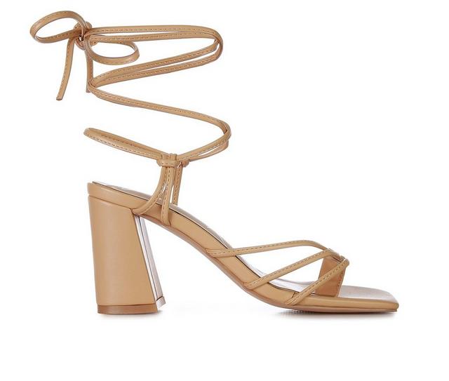 Women's London Rag Piri Dress Sandals in Nude color